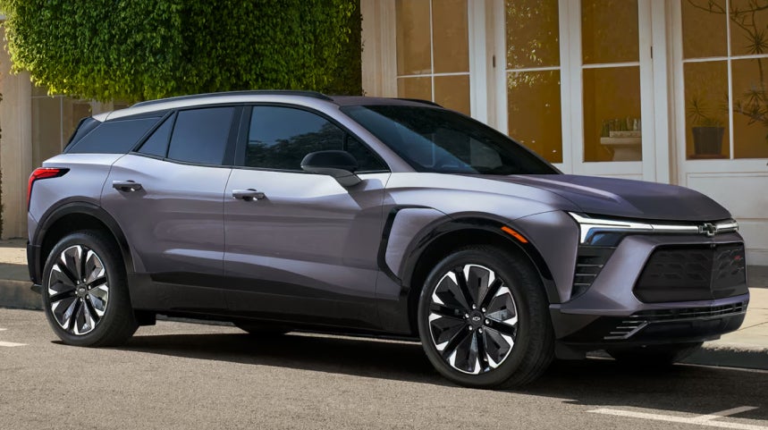 Silver Chevrolet SUV