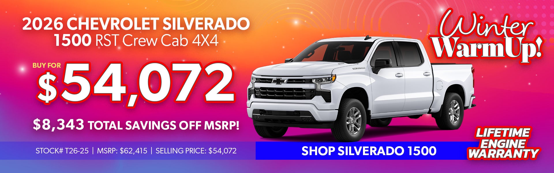 2026 Chevrolet Silverado 1500 RST 4X4