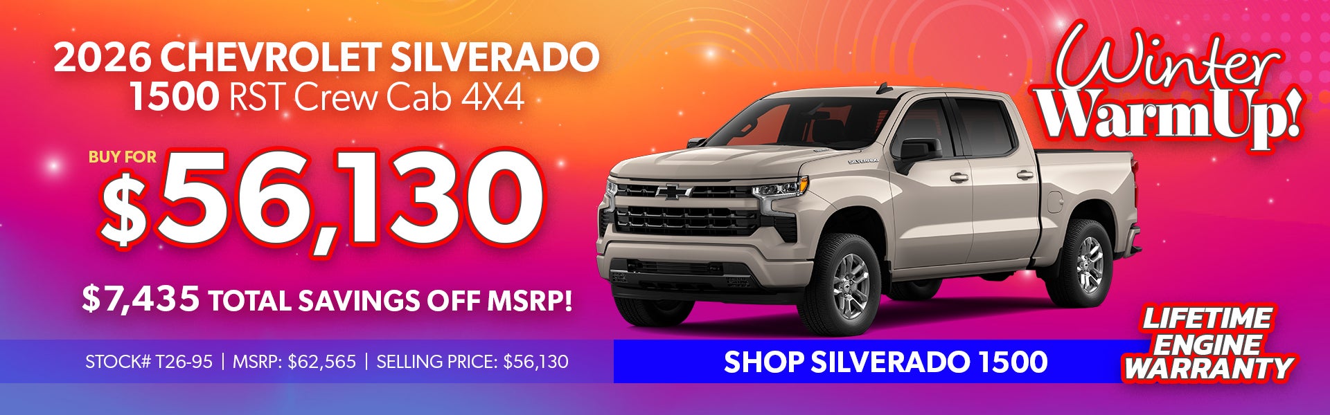 2026 Chevrolet Silverado 1500 RST 4X4