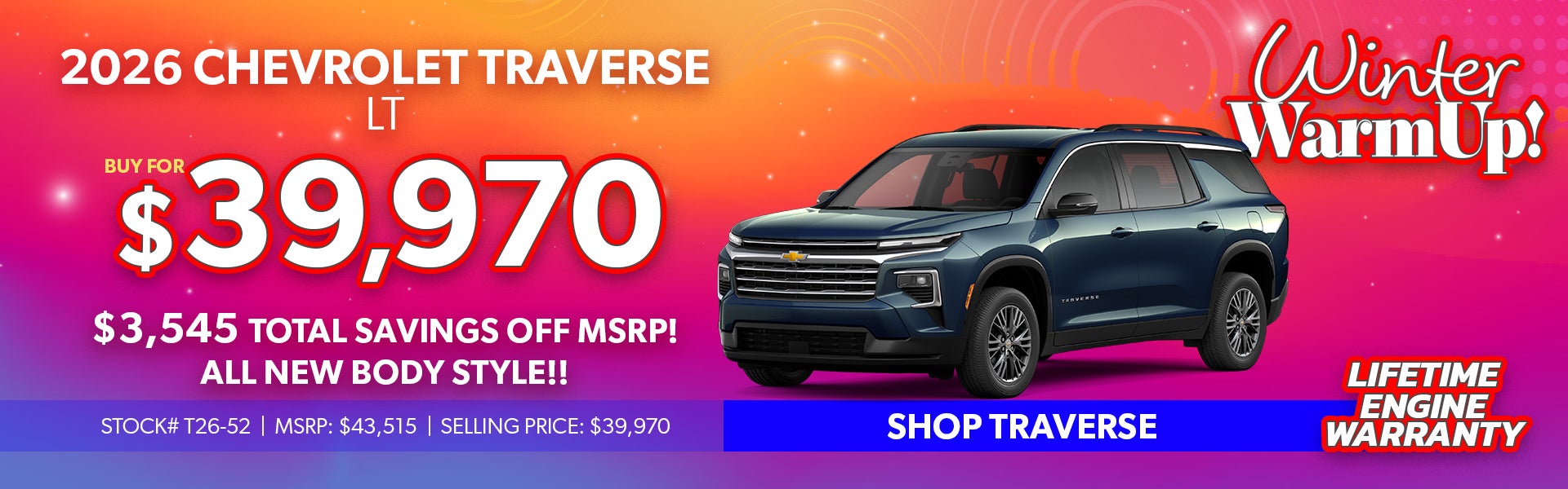 2026 Chevrolet Traverse LT FWD