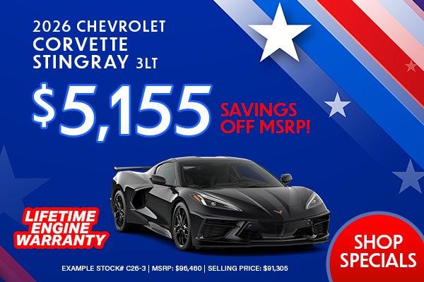 2026 Chevrolet Corvette Stingray