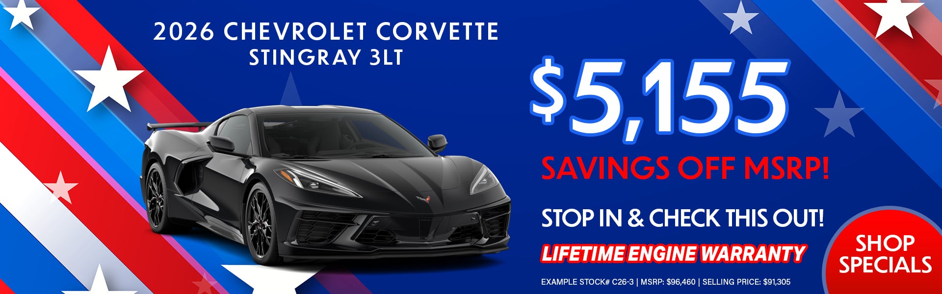2026 Chevrolet Corvette Stingray