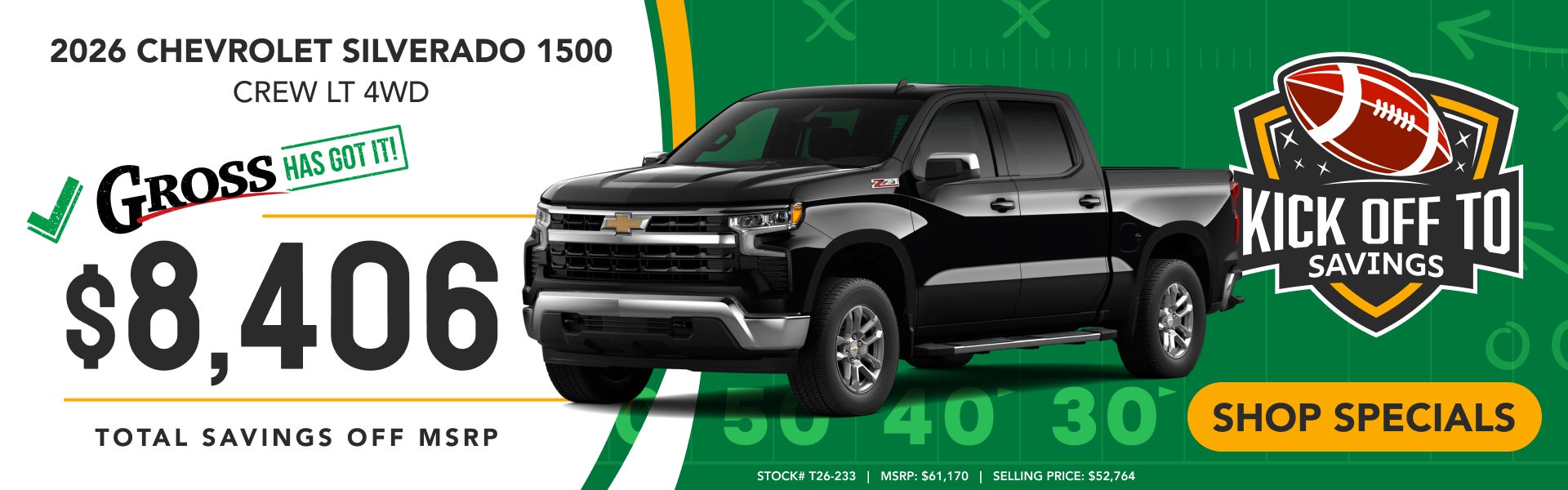 2026 CHEVROLET SILVERADO 1500 LT CREW